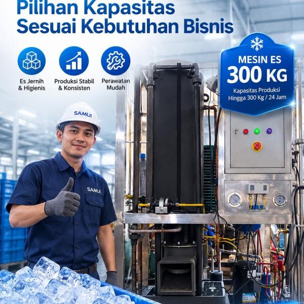 Mesin Es Kristal: Pilihan Kapasitas Sesuai Kebutuhan Bisnis